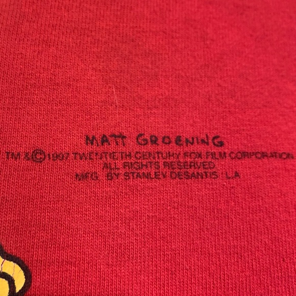 VTG ‘97 The Simpsons Homer Christmas Graphic Tee - Picture 5 of 9